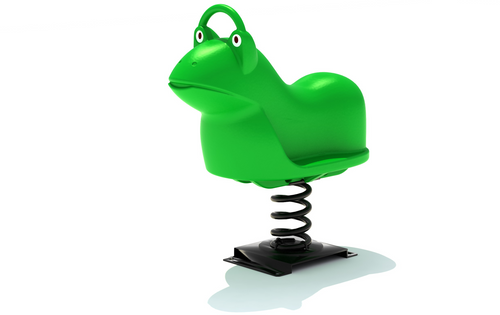 Commercial playground equipment - Frog spring rider