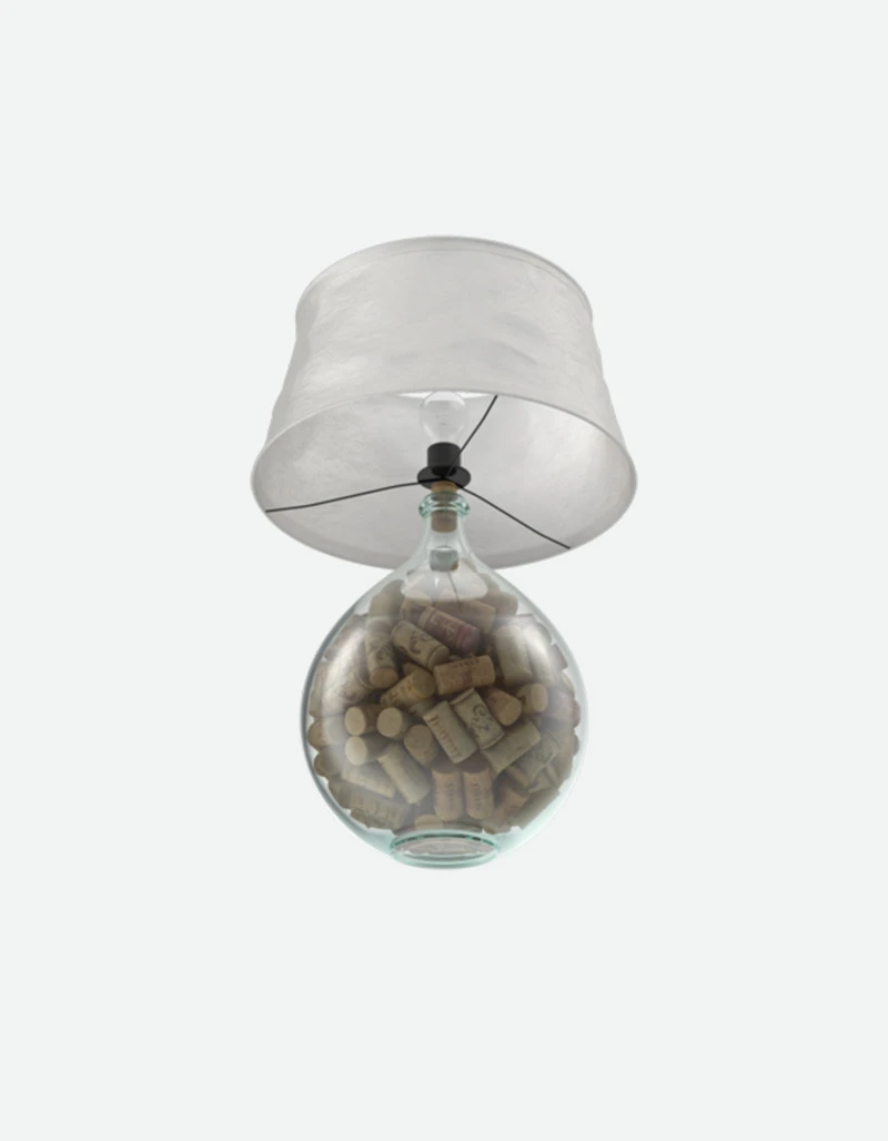 Cork Filled Lamp