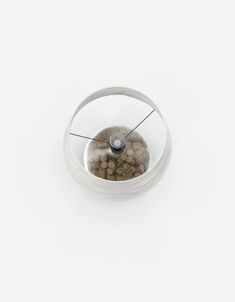 Cork Filled Lamp