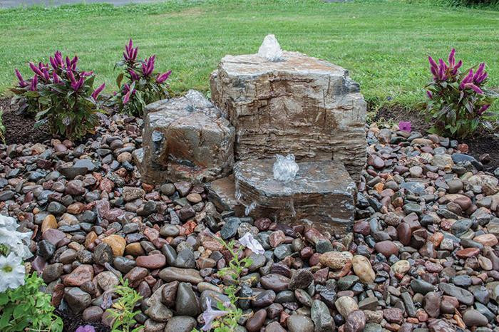 Pagoda Fountain Rocks Set of 3 Landscape Fountain Kit - Lifetime