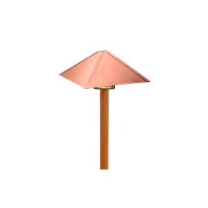 PRISM-29 Area Light with 10" Square Hat (Natural Copper)