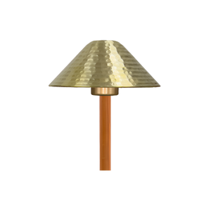 EQUINOX7-30D — 7" Artisan Area Light (Distressed Brass)