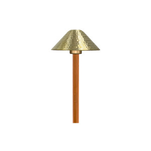 EQUINOX7-30D 7" Artisan Area Light (Distressed Brass)
