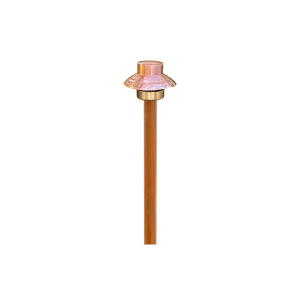 PATHFINDER4-29D Path Light with 4" Round Hat (Distressed Copper)