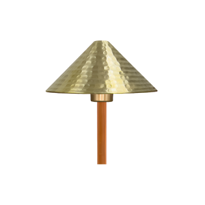 EQUINOX9-30D — 9" Artisan Area Light (Distressed Brass)