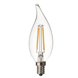2W E12 Candelabra Base (Flame Tip) Filament LED 2W E12 Candelabra Base (Flame Tip) Filament LED