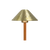 EQUINOX7-30D — 7" Artisan Area Light (Distressed Brass)