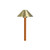 EQUINOX7-30D 7" Artisan Area Light (Distressed Brass)