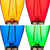 120V - Colored Filament S14 (Bistro) LED | E26 Base