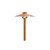 ENHANCER9-29 Area Light with 9" Round Hat (Natural Copper)