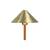 EQUINOX9-30D — 9" Artisan Area Light (Distressed Brass)