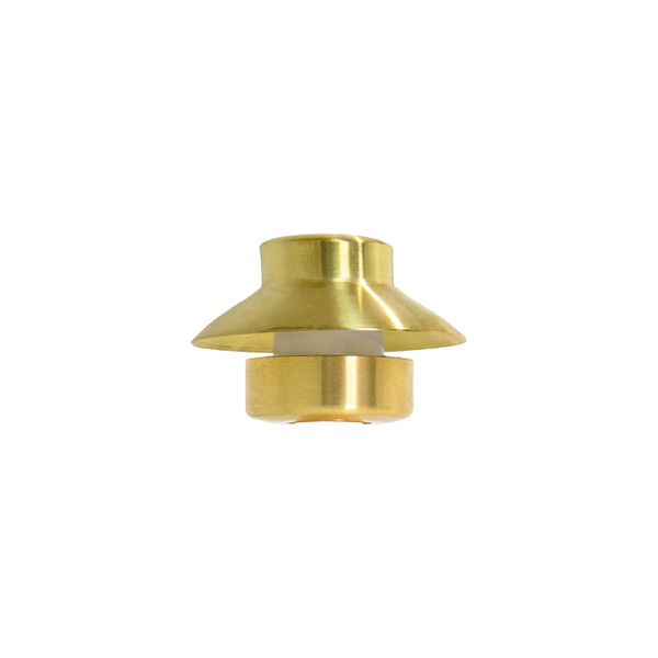 4" HAT ASSEMBLY | Natural Brass