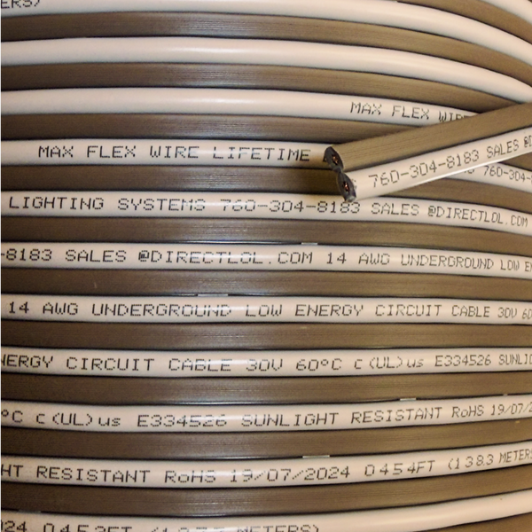 MAX-FLEX™ 14/2 Landscape Wire - (Brown/Tan)