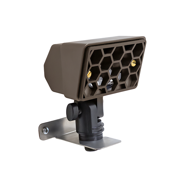 SKYLINER-05 — Adj. Flood Light w/Gutter Bracket (Earth Brown)