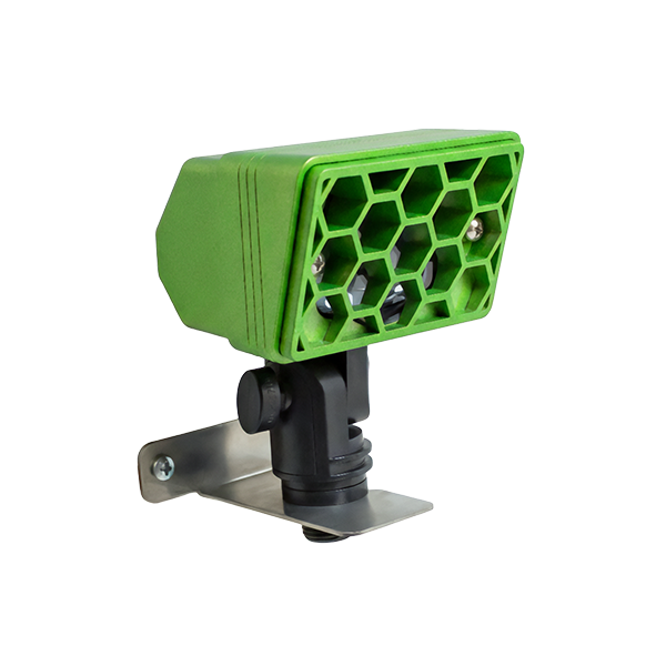 SKYLINER-13 — Adj. Roof Washer w/Gutter Bracket (Basil Green)