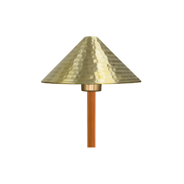 EQUINOX9-30D — 9" Artisan Area Light (Distressed Brass)