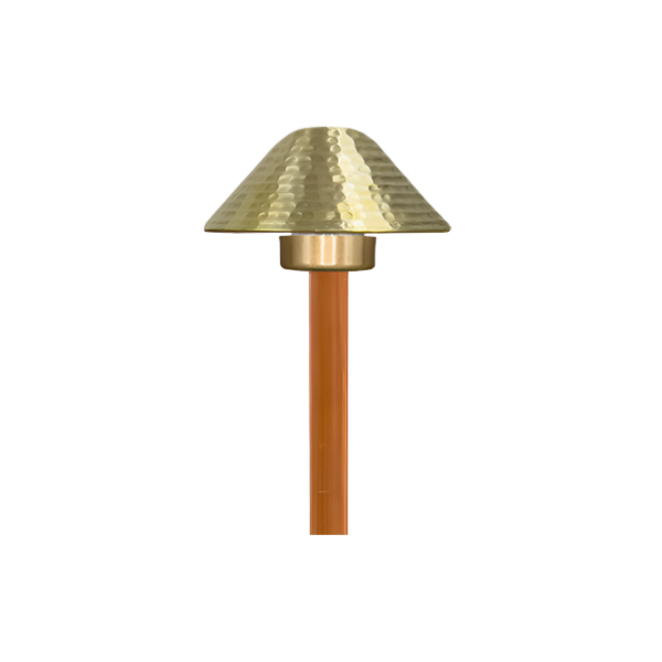 EQUINOX5-30D — 5" Artisan Area Light (Distressed Brass)