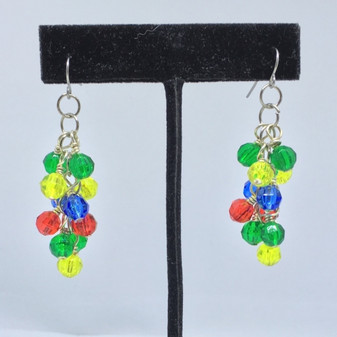 Autism Awareness Cluster Earrings Autism Awareness Cluster Earrings