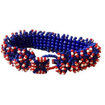 Patriotic Caterpillar Bracelet