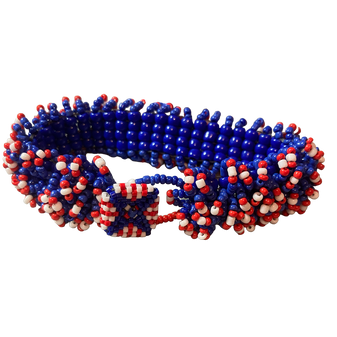 Patriotic Caterpillar Bracelet