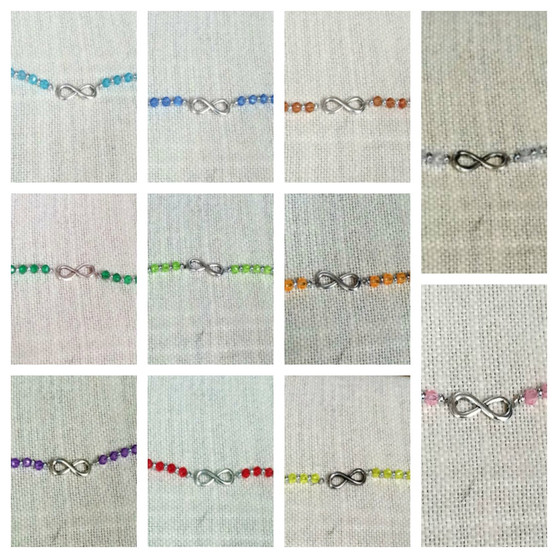 4mm Infinity Bracelet
