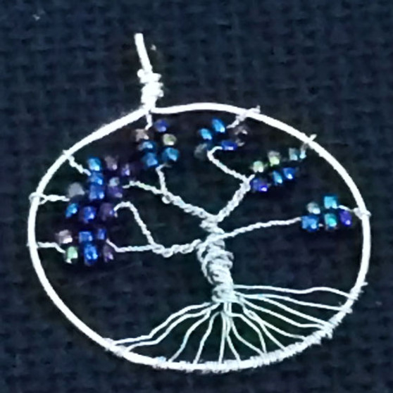 Peacock Tree of Life Necklace