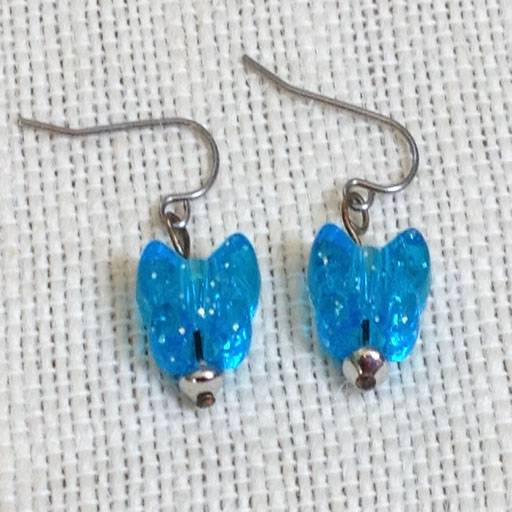 Acrylic Butterfly Earrings Immortelle Designs