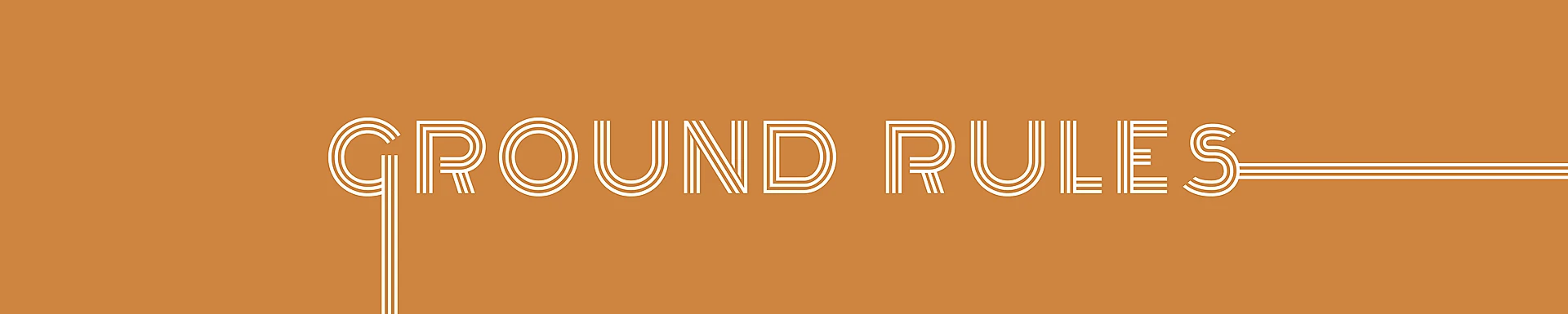 Ground Rules Collection campaign banner