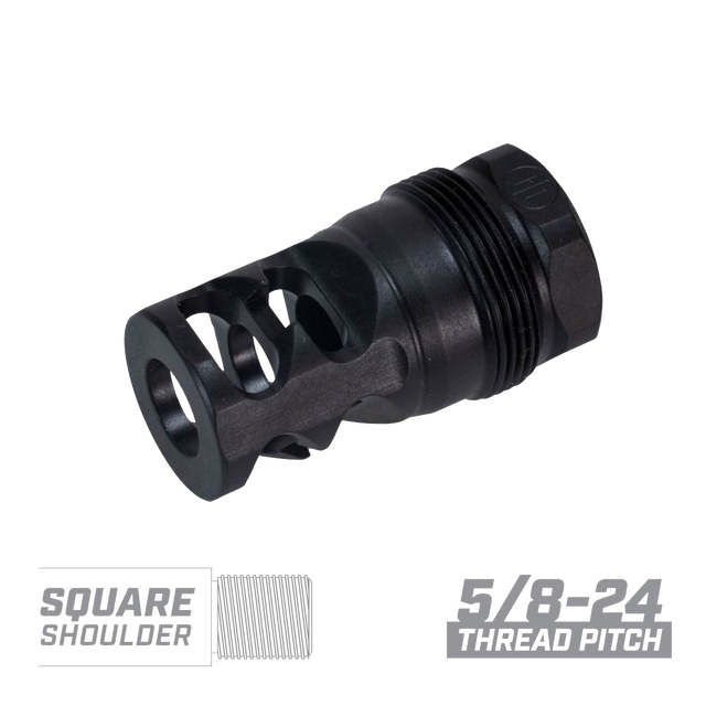 FRC 2-port 308 Compensator Flat - (5/8-24)