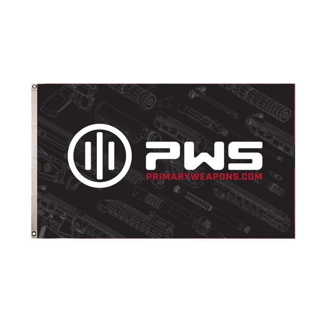 PWS Logo Battle Flag - 3'x5'