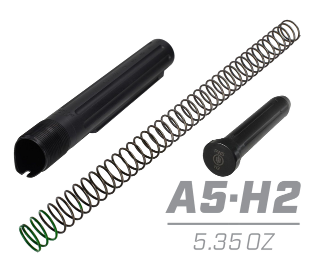 Enhanced A5 Buffer Tube with Enhanced A5 Buffer and Spring
