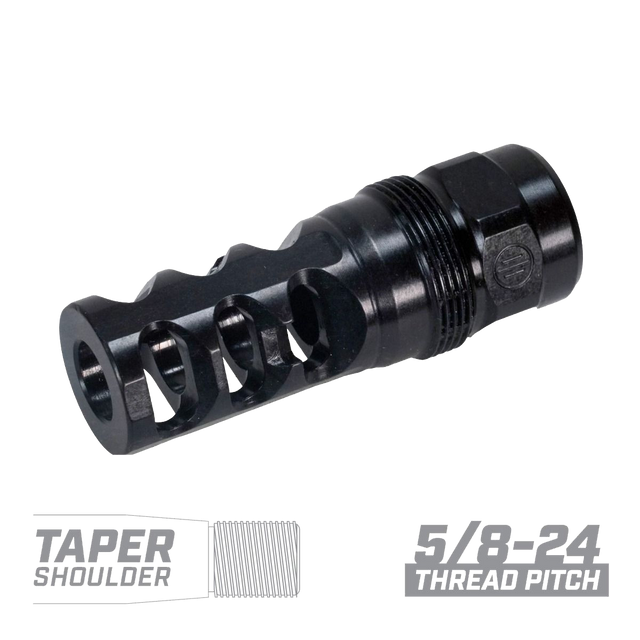FRC 3-port 308 Compensator Tapered - (5/8-24)
