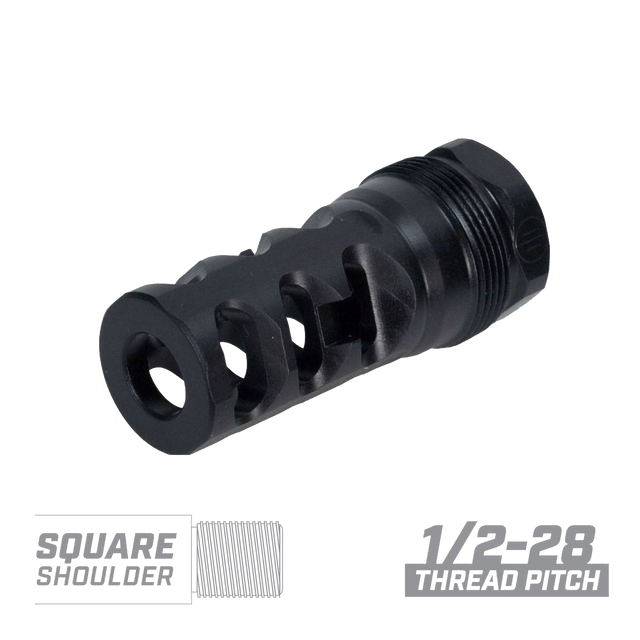FRC 3-port 223 Compensator Flat - (1/2-28)