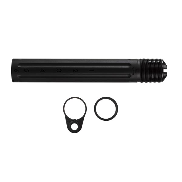 Enhanced Buffer Tube with Ratchet Lock Castlenut and Endplate