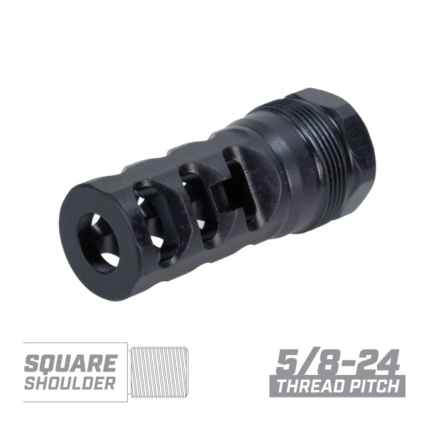 FRC 3-port 308 Compensator Flat - (5/8-24)