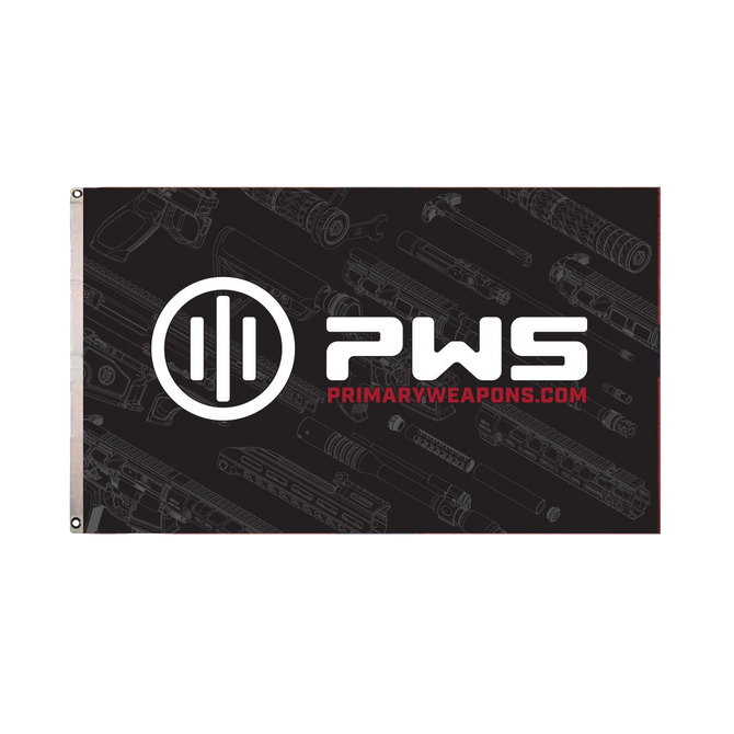 PWS Logo Battle Flag - 3'x5'