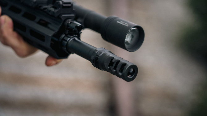 FRC 3-port 223 Compensator Flat - (1/2-28)