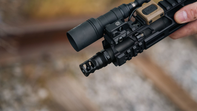 FRC 2-port 223 Compensator Flat - (1/2-28)