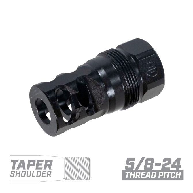 FRC 2-port 308 Compensator Tapered - (5/8-24)