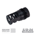 FRC 2-port 308 Compensator Flat - (5/8-24)