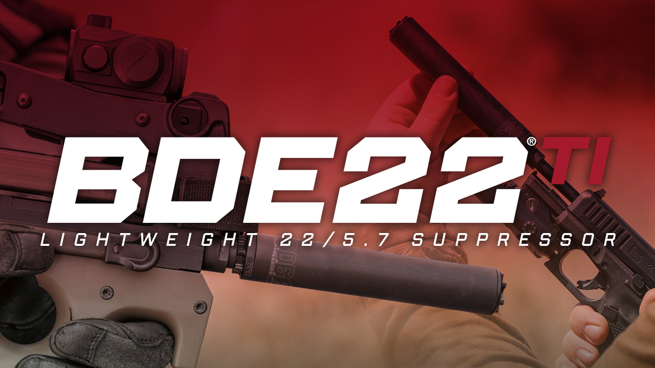 The BDE 22: Silence Redefined | Suppressor Perfection in .22 LR