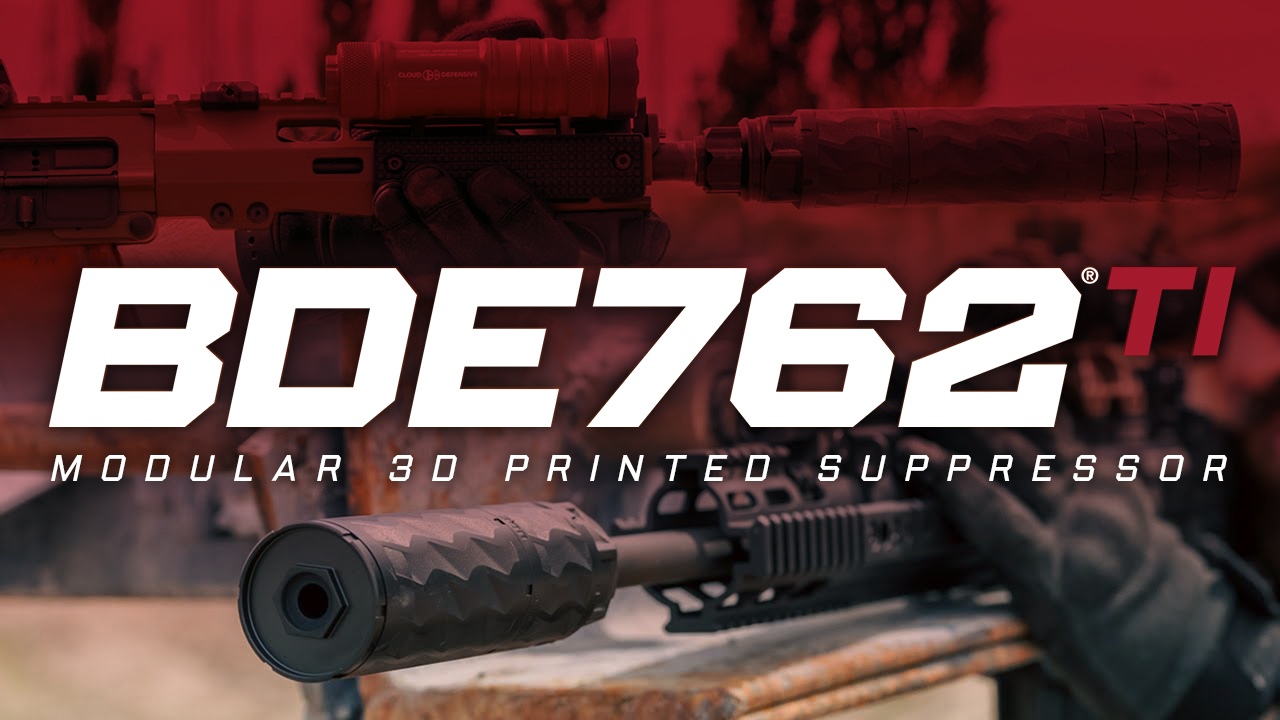BDE 7.62 Suppressor | Modular, Titanium, Low Backpressure