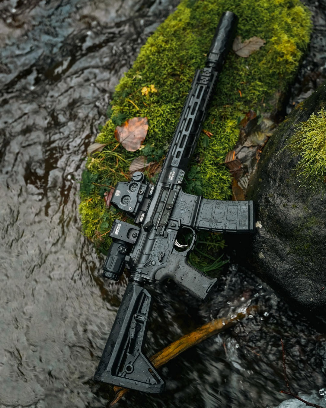 PWS MK111 MOD 2-M Rifle, long stroke piston AR-15 chambered in .223 Wylde