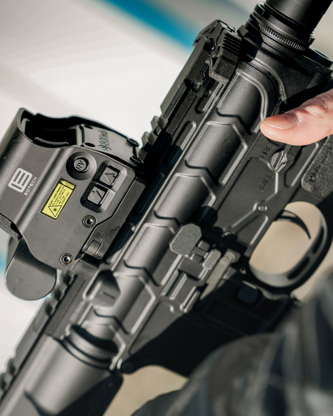 PWS MK111 MOD 2-M Rifle, long stroke piston AR-15 chambered in .223 Wylde