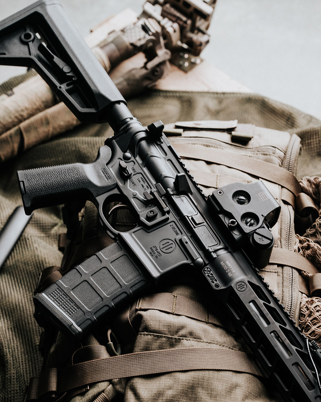 PWS MK114 MOD 2-M Rifle, long stroke piston AR-15 chambered in .223 Wylde