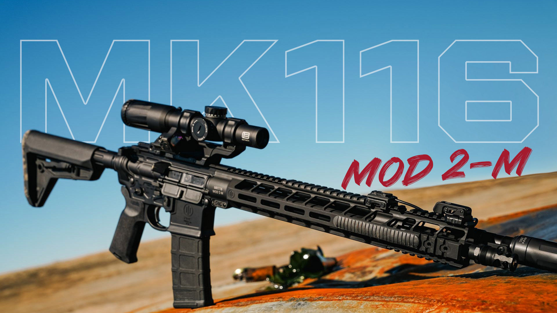 PWS MK116 MOD 2-M Rifle, a long-stroke piston AR-15 chambered in .223 Wylde