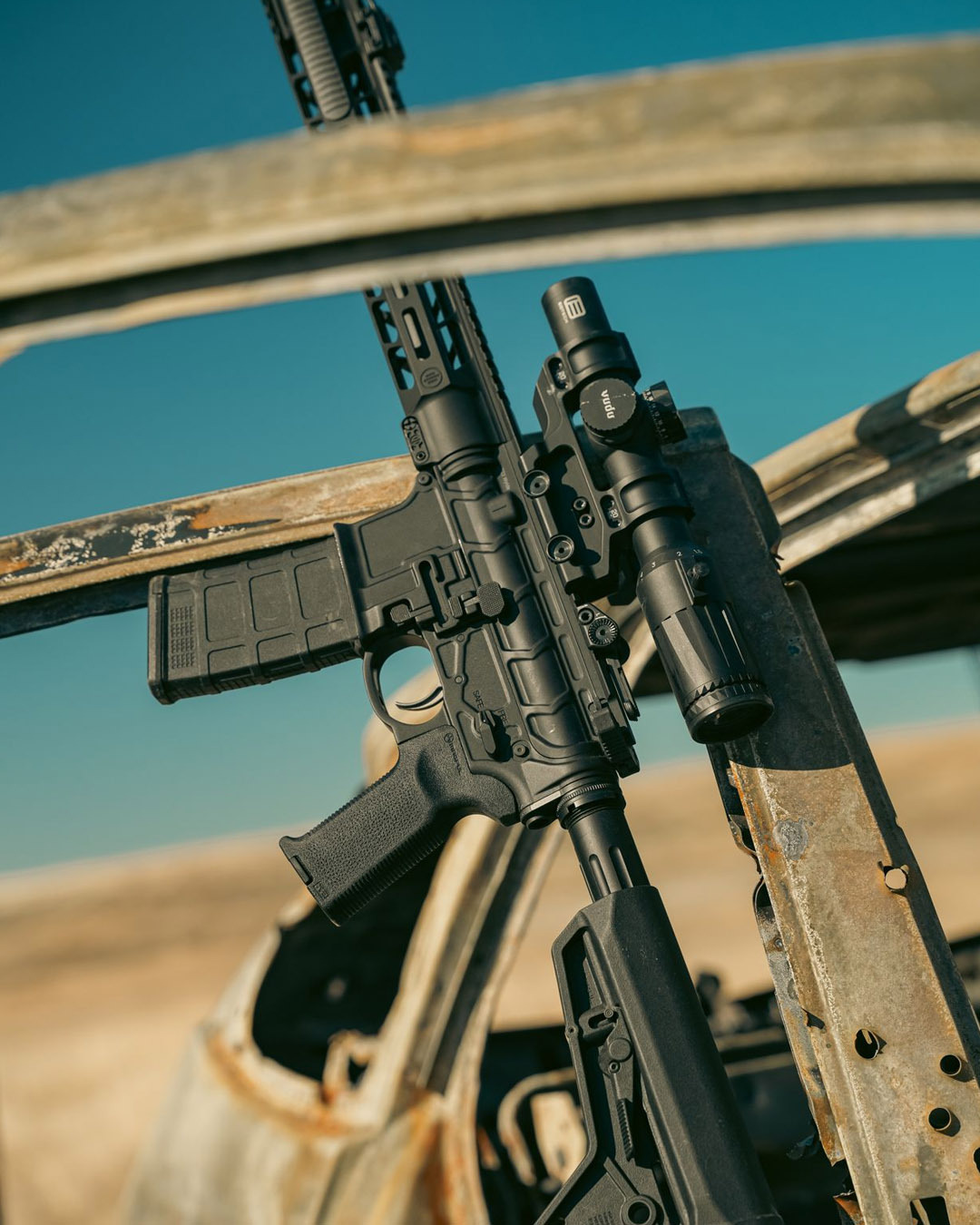 PWS MK116 MOD 2-M Rifle, a long-stroke piston AR-15 chambered in .223 Wylde