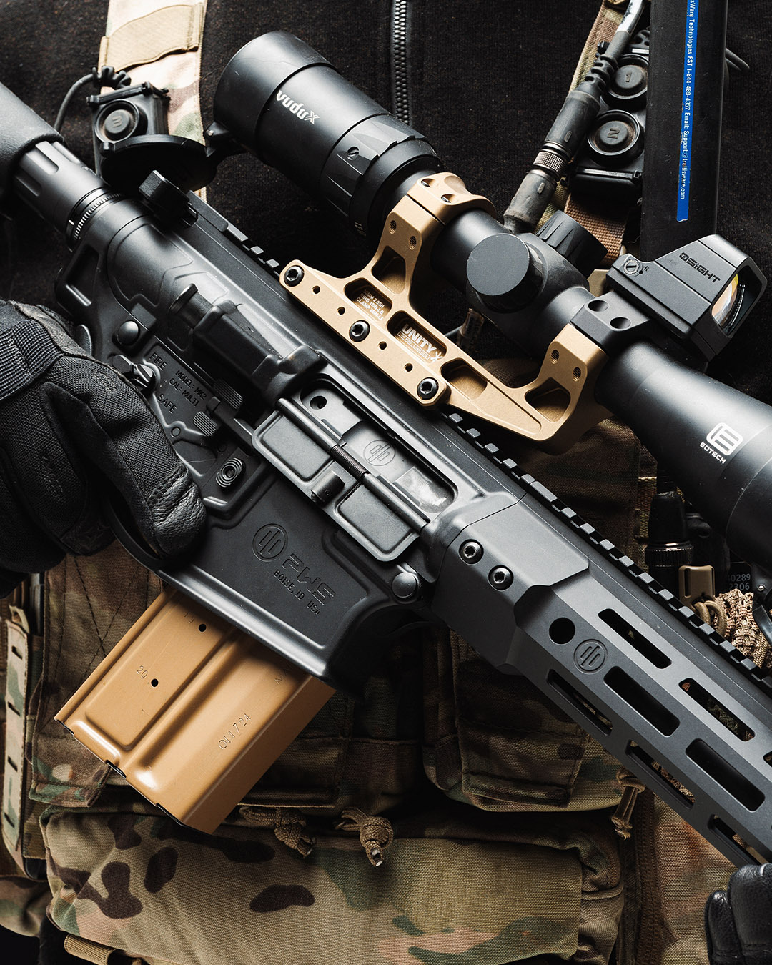 PWS MK216 MOD 2-M Rifle, long stroke piston AR-10 chambered in .308 WIN / 7.62x51mm