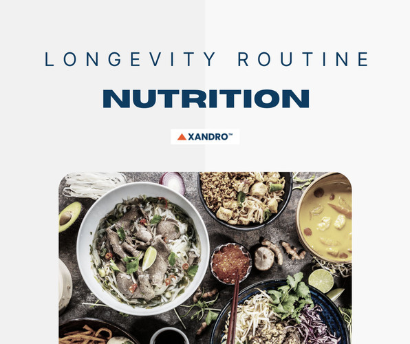 Longevity Diet for Adults | Xandro Lab Anti-Aging Routine