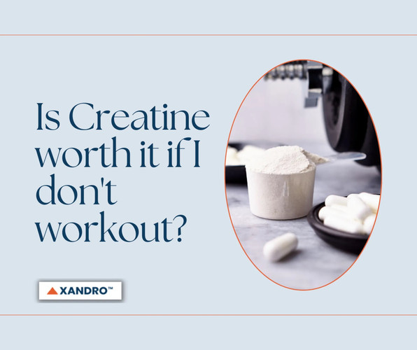 What happens when you take creatine without working out?